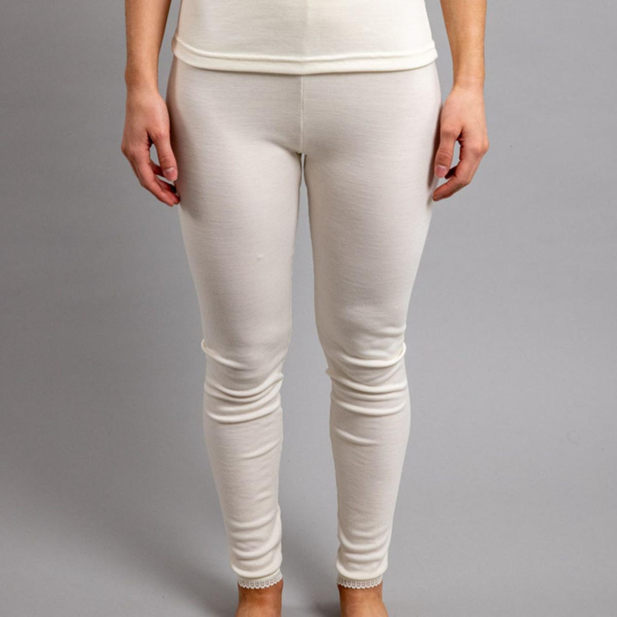  Merino Skins Unisex Long John / Pant - White