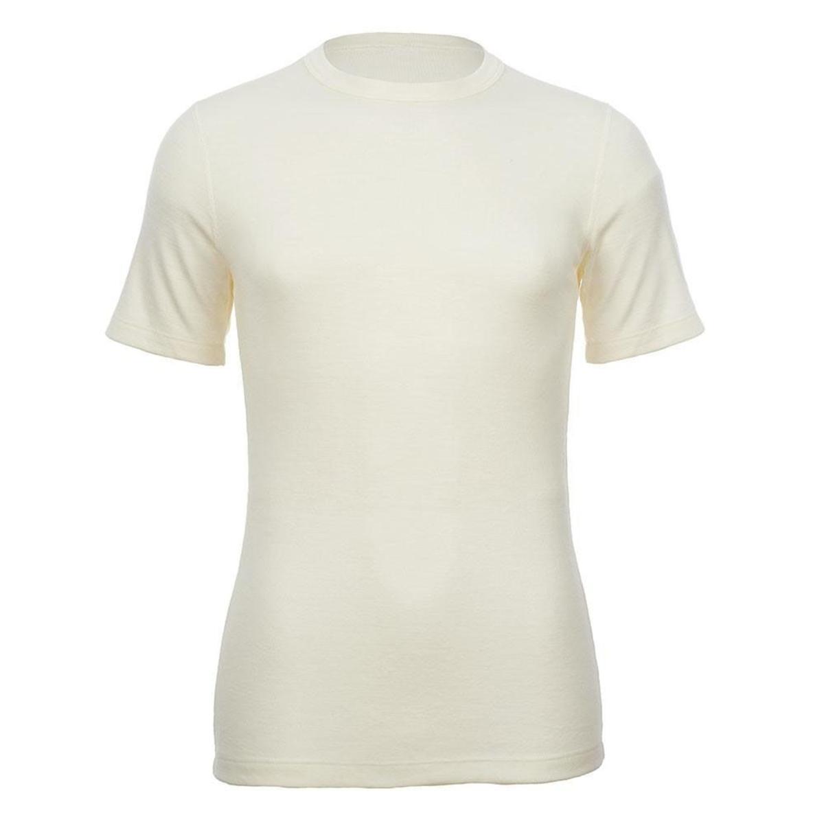  Merino Skins Unisex Short Sleeve Crew Neck - White