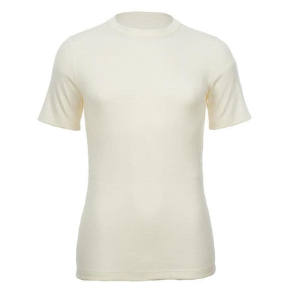  Merino Skins Unisex Short Sleeve Crew Neck - White