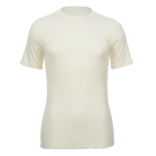  Merino Skins Unisex Short Sleeve Crew Neck - White