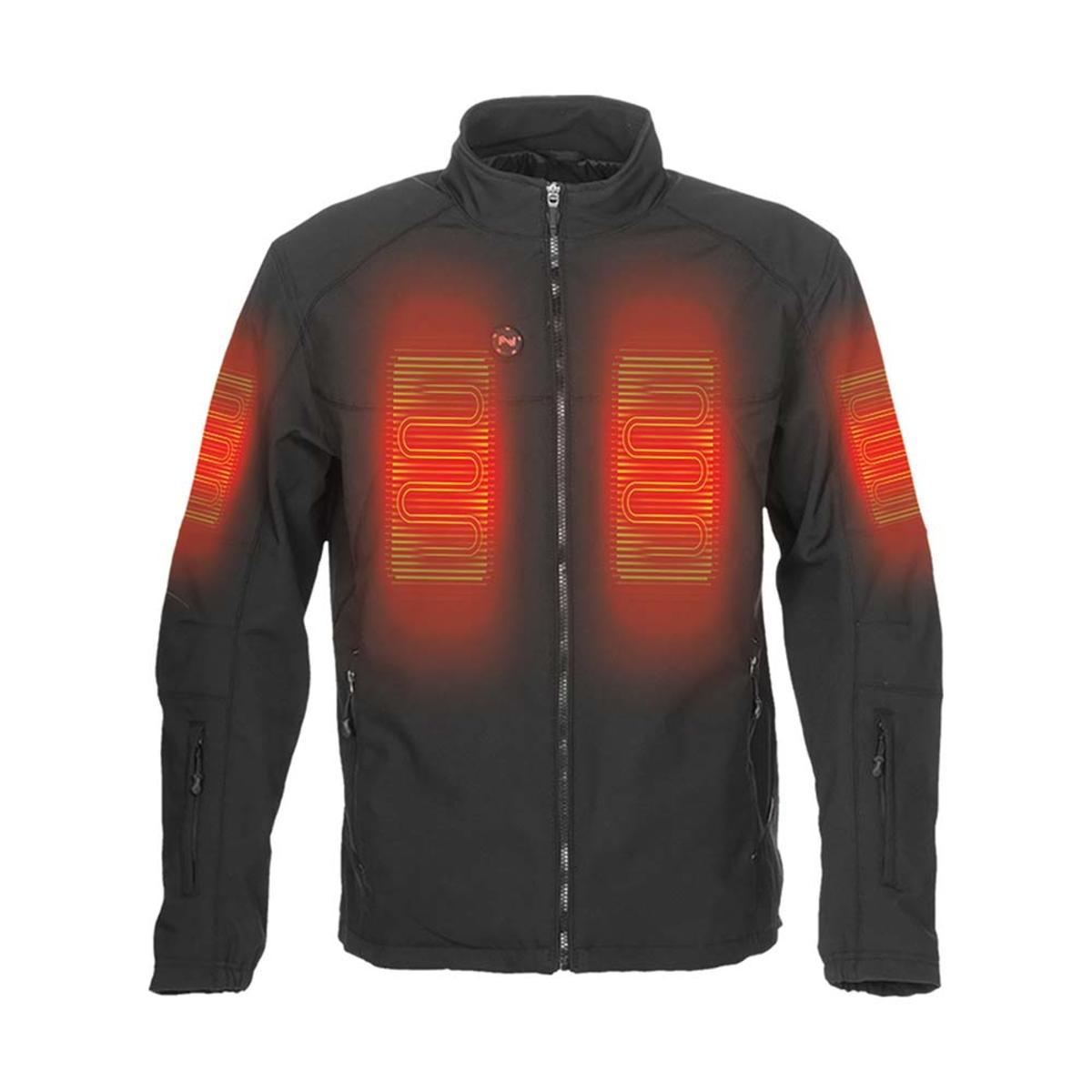  Mobile Warming 12V Mens Dual Power Heated Jacket (Small)