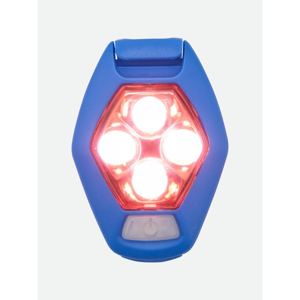  Nathan HyperBrite RX Strobe Rechargeable LED Clip Light - Blue Jewel