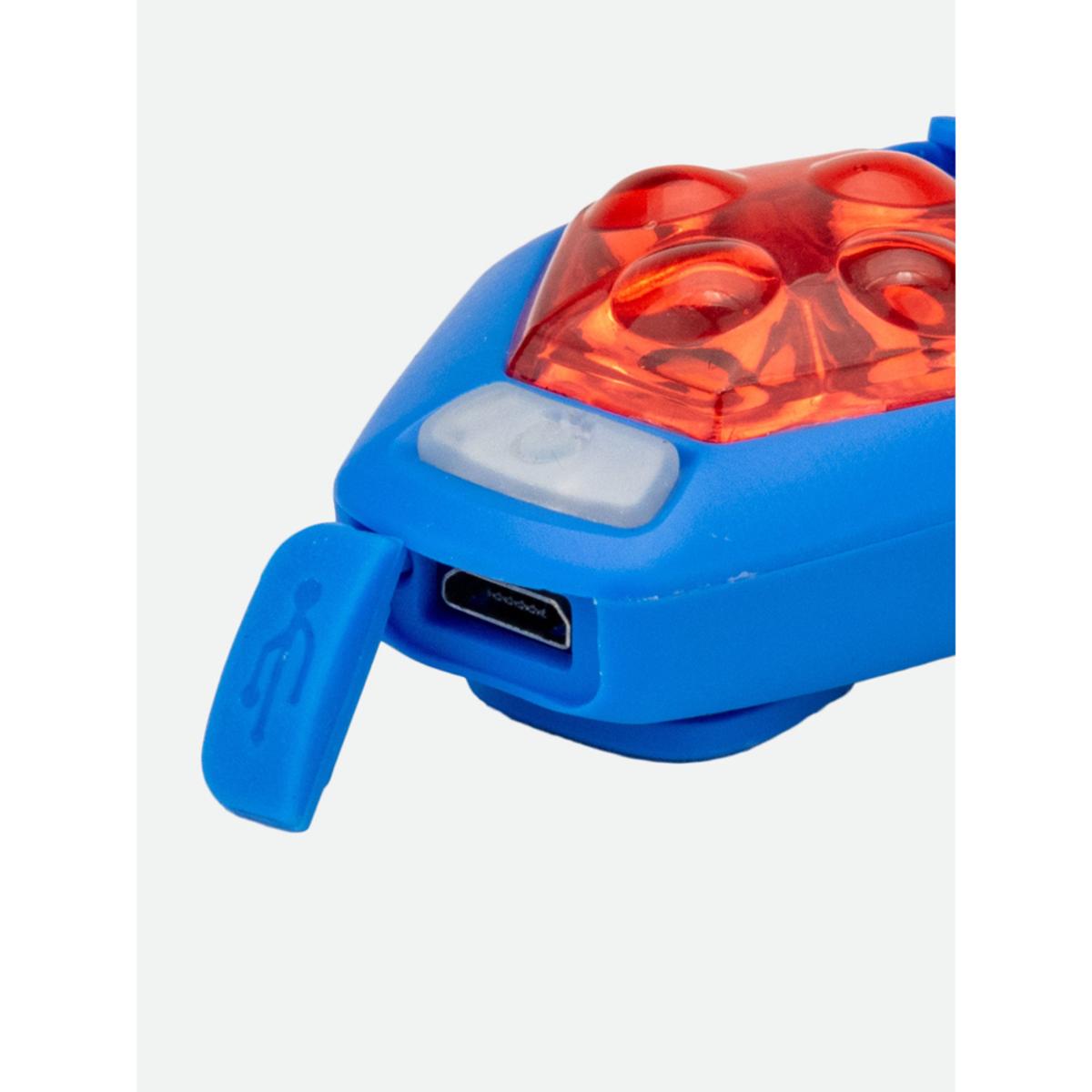  Nathan HyperBrite RX Strobe Rechargeable LED Clip Light - Blue Jewel