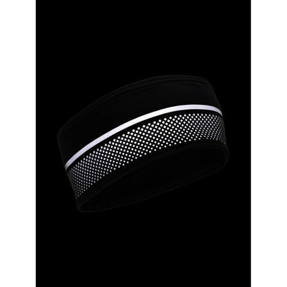  Nathan HyperNight Reflective Headband - Black/Geo Print