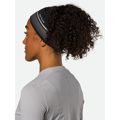  Nathan HyperNight Reflective Headband - Black/Geo Print