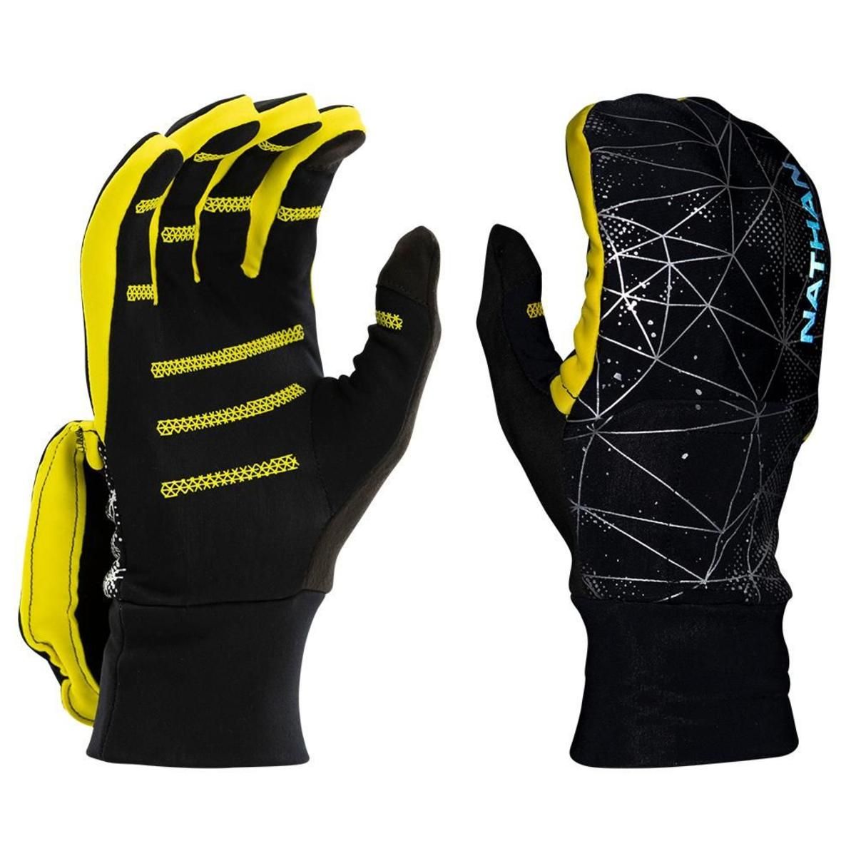  Nathan Mens HyperNight Reflective Convertible Gloves/Mittens