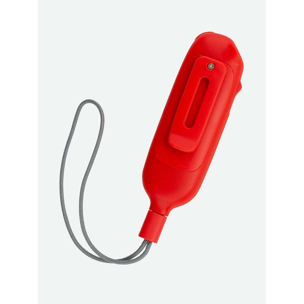  Nathan SaferRun Ripcord Siren Personal Alarm + Strobe Light - Red Dahlia