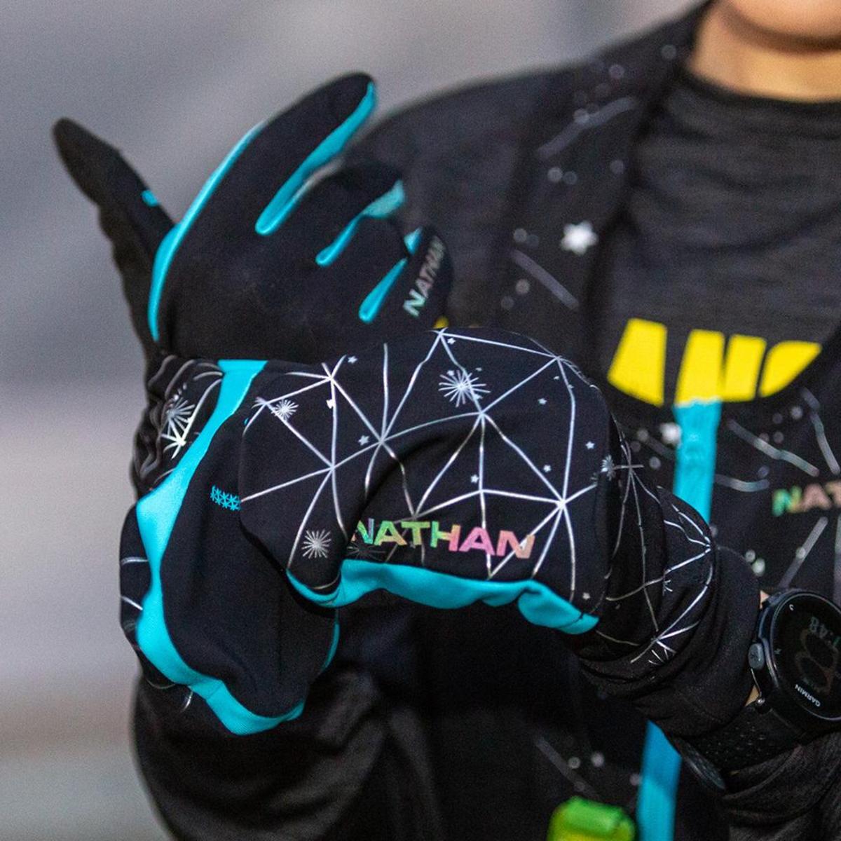  Nathan Womens HyperNight Reflective Convertible Gloves/Mittens