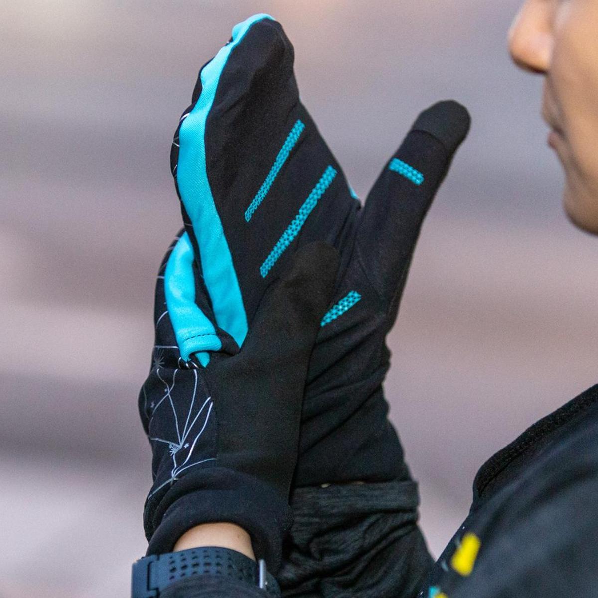  Nathan Womens HyperNight Reflective Convertible Gloves/Mittens