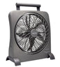  O2 Cool Treva 10in SmartPower Fan With USB Power Port & AC Adapter