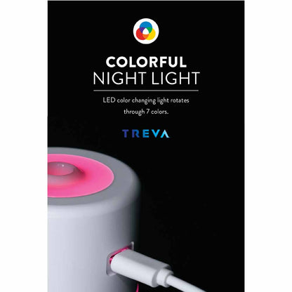  O2 Cool Treva Drop Light 150 ML Humidifier - White