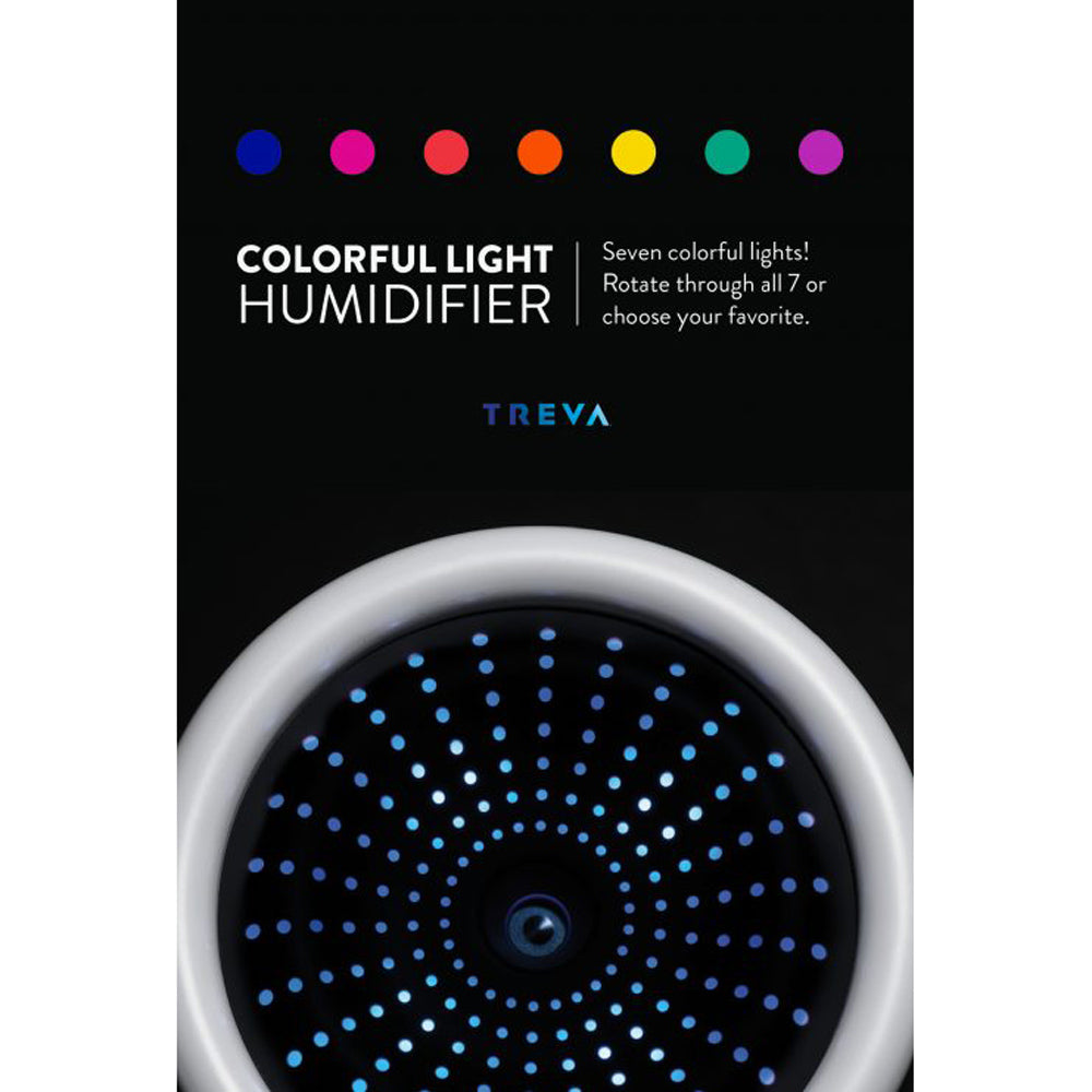  O2 Cool Treva Large Rechargeable 750 ML Humidifier - White