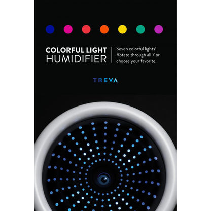  O2 Cool Treva Large Rechargeable 750 ML Humidifier - White