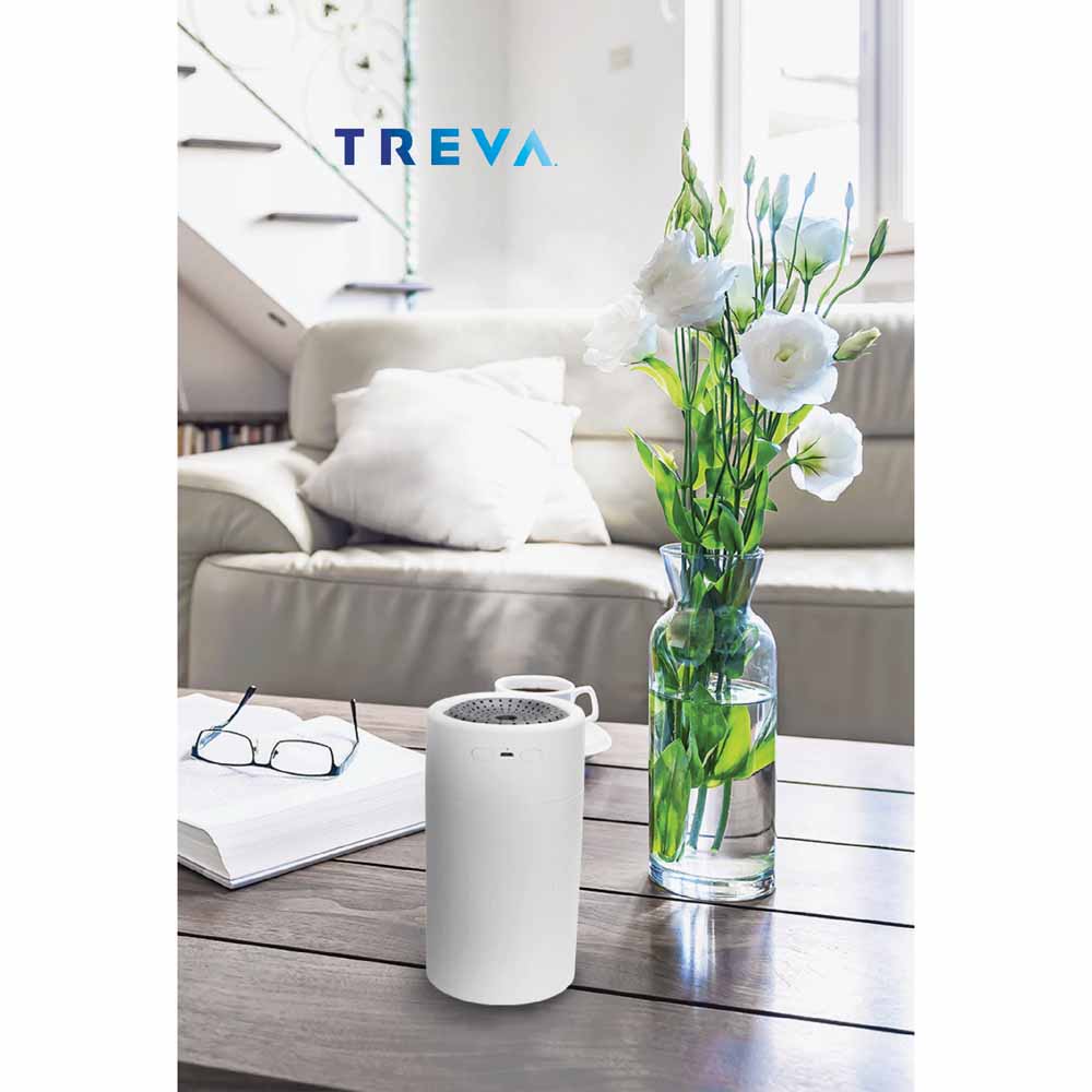  O2 Cool Treva Large Rechargeable 750 ML Humidifier - White