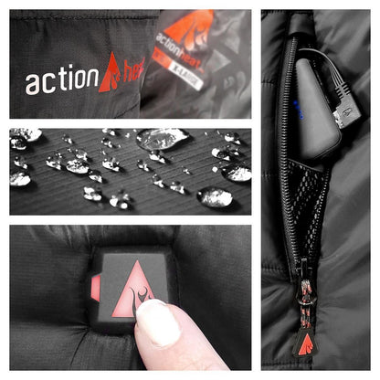 Open Box ActionHeat 5V Battery Heated Insulated Puffer Vest - Womens