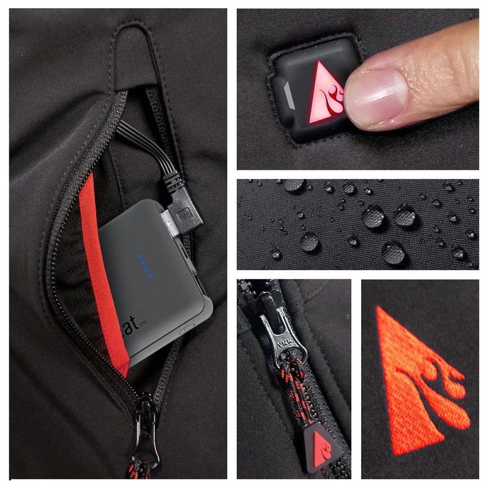 Open Box ActionHeat 5V Battery Heated Softshell Vest - Womens