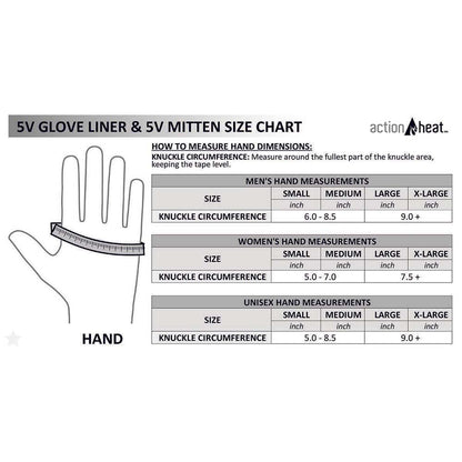  Open Box ActionHeat 5V Heated Glove Liners - Mens