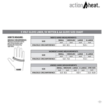  Open Box ActionHeat 5V Heated Glove Liners - Womens