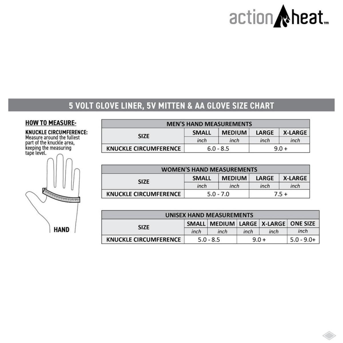  Open Box ActionHeat 5V Heated Glove Liners - Womens