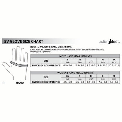  Open Box ActionHeat 5V Premium Heated Gloves - Mens