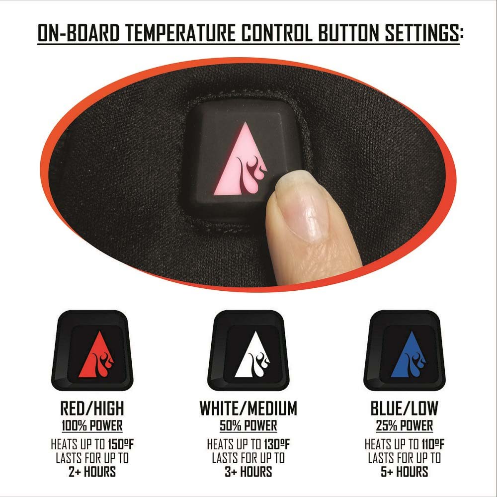  Open Box ActionHeat 5V Premium Heated Gloves - Mens