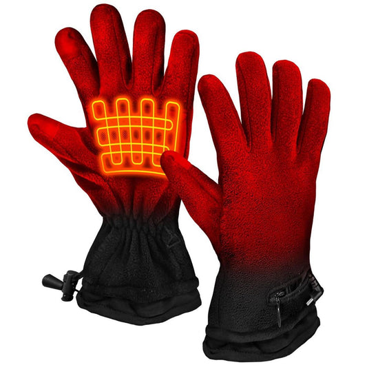  Open Box ActionHeat AA Battery Heated Fleece Gloves