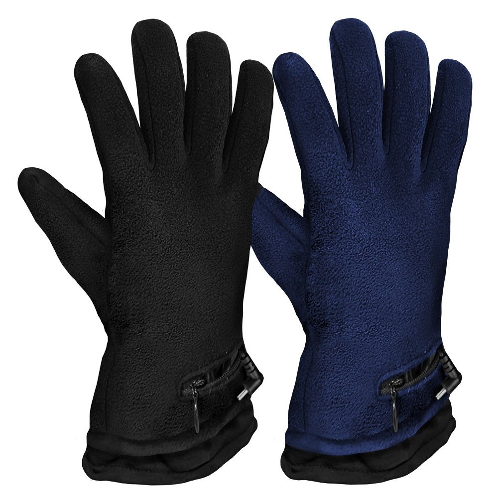  Open Box ActionHeat AA Battery Heated Fleece Gloves