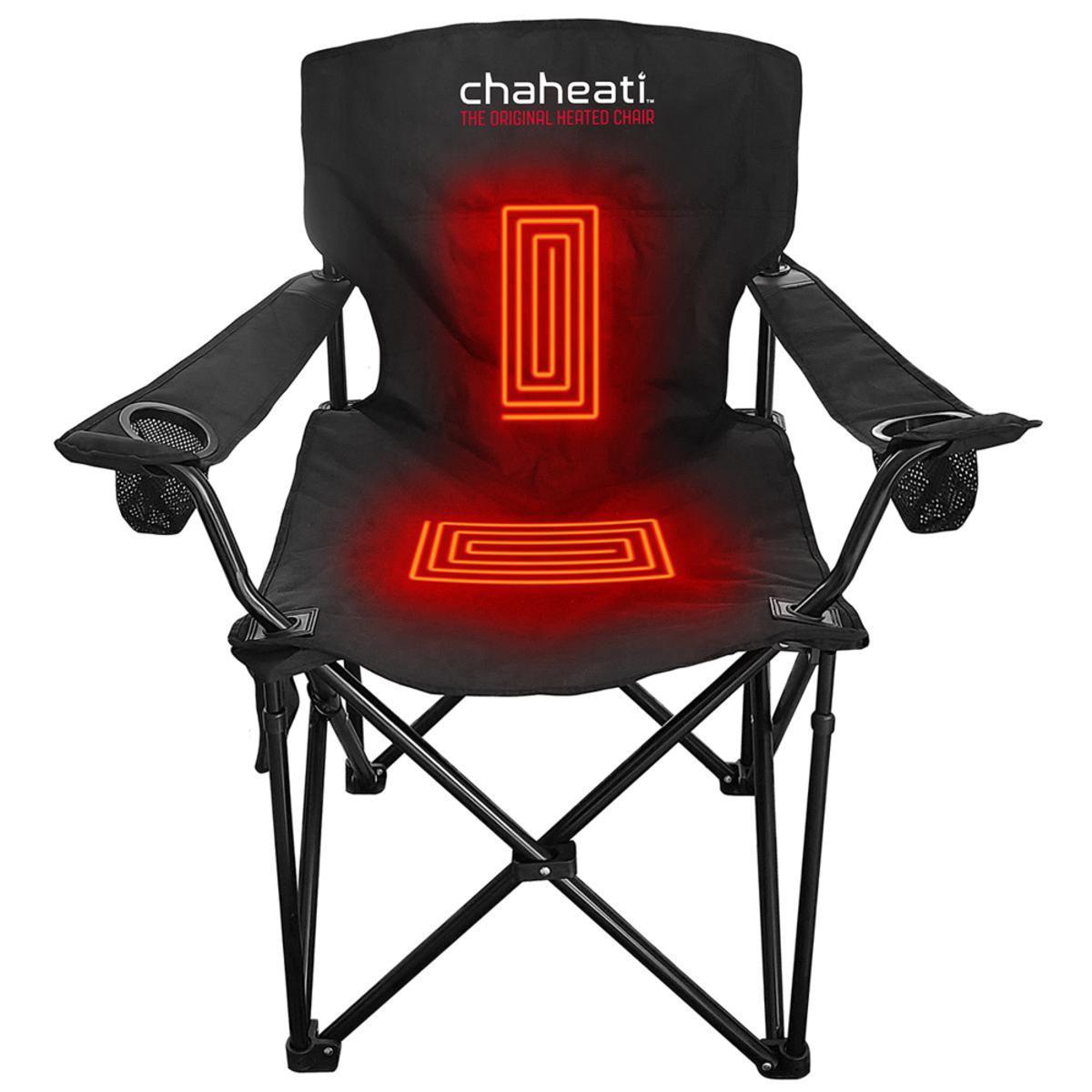  Open Box Chaheati 7V Battery Heated Camping Chair