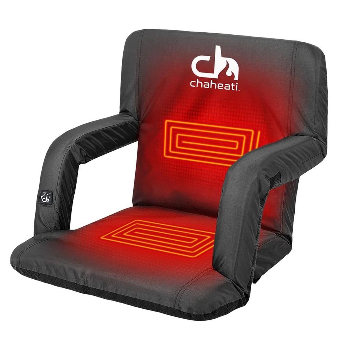  Open Box Chaheati 7V Heated Folding Bleacher Seat