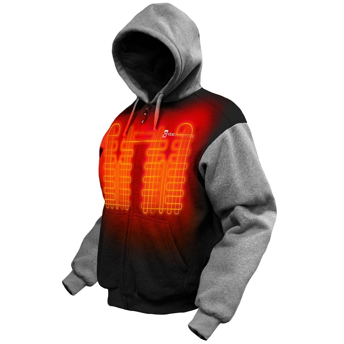  Open Box Gerbing 7V Battery Heated Hoodie Sweatshirt