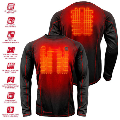  Open Box Gerbing 7V Battery Mens Heated Shirt