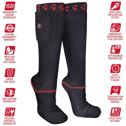  Open Box Gerbing 7V Full Foot Heated Sock Liners