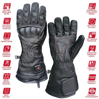  Open Box Gerbing 7V Hard Knuckle Heated Gloves