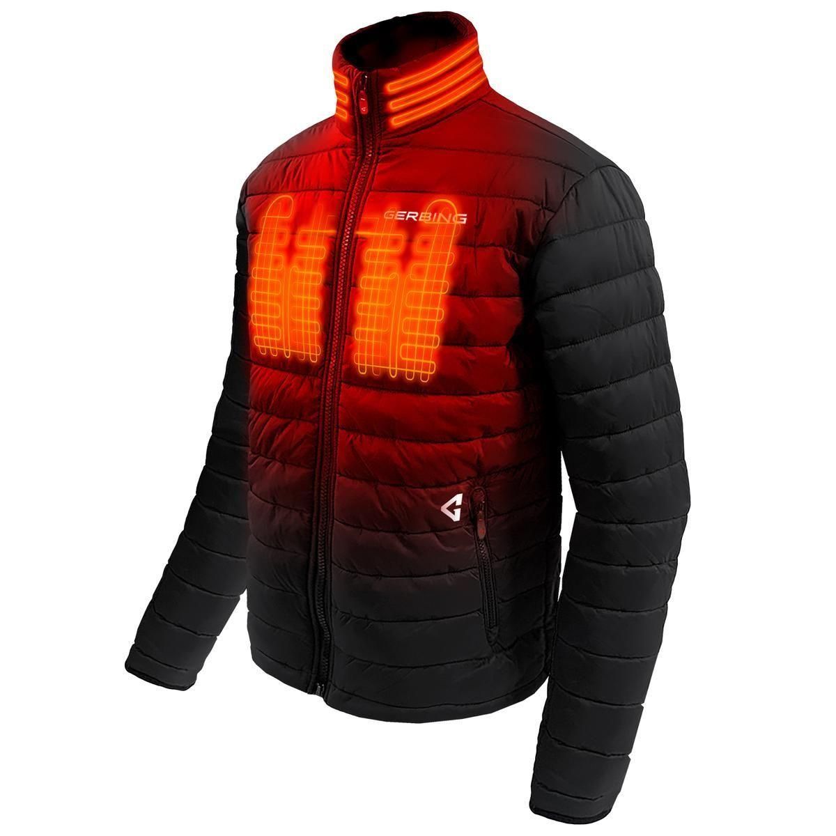  Open Box Gerbing 7V Mens Khione Puffer Heated Jacket 2.0