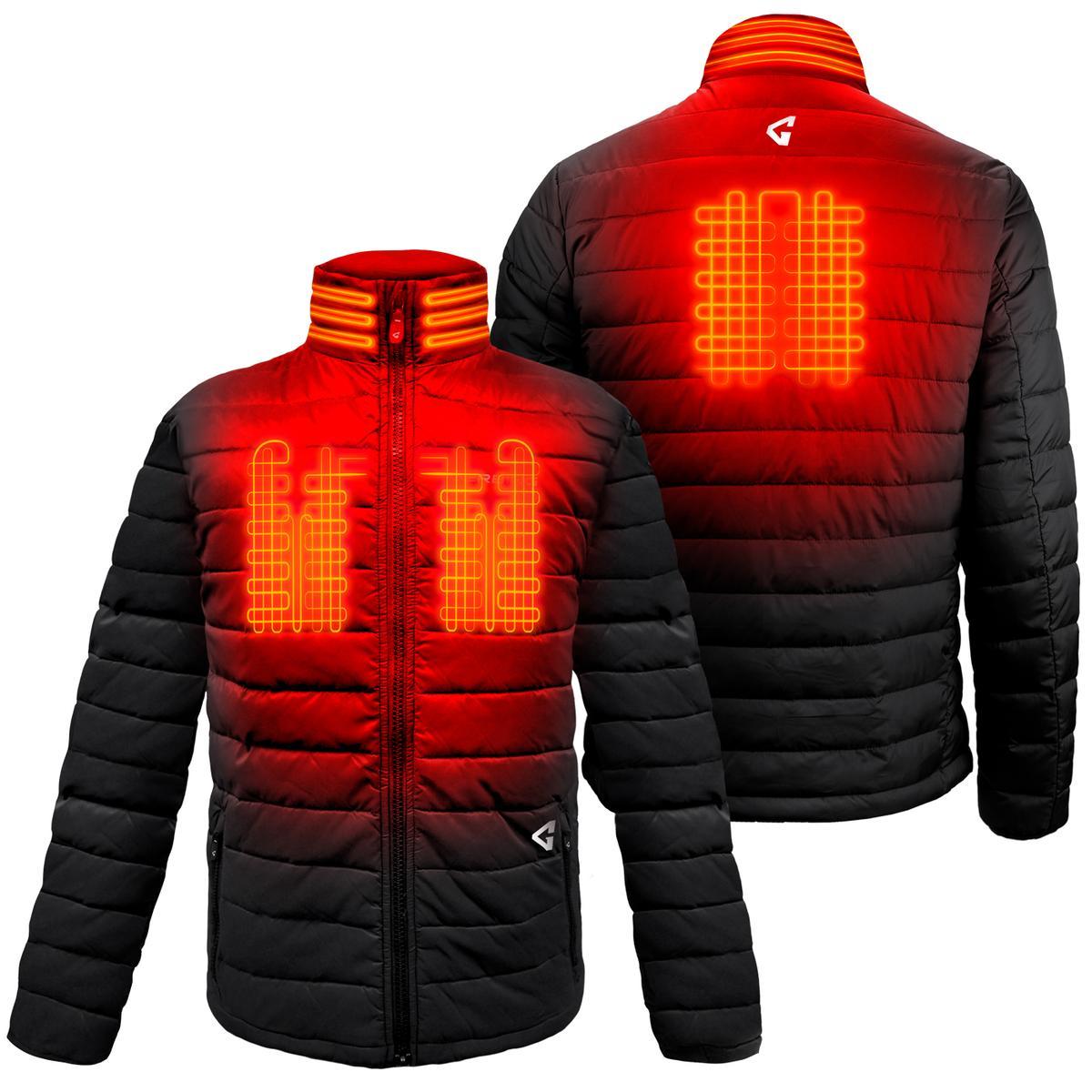  Open Box Gerbing 7V Mens Khione Puffer Heated Jacket 2.0