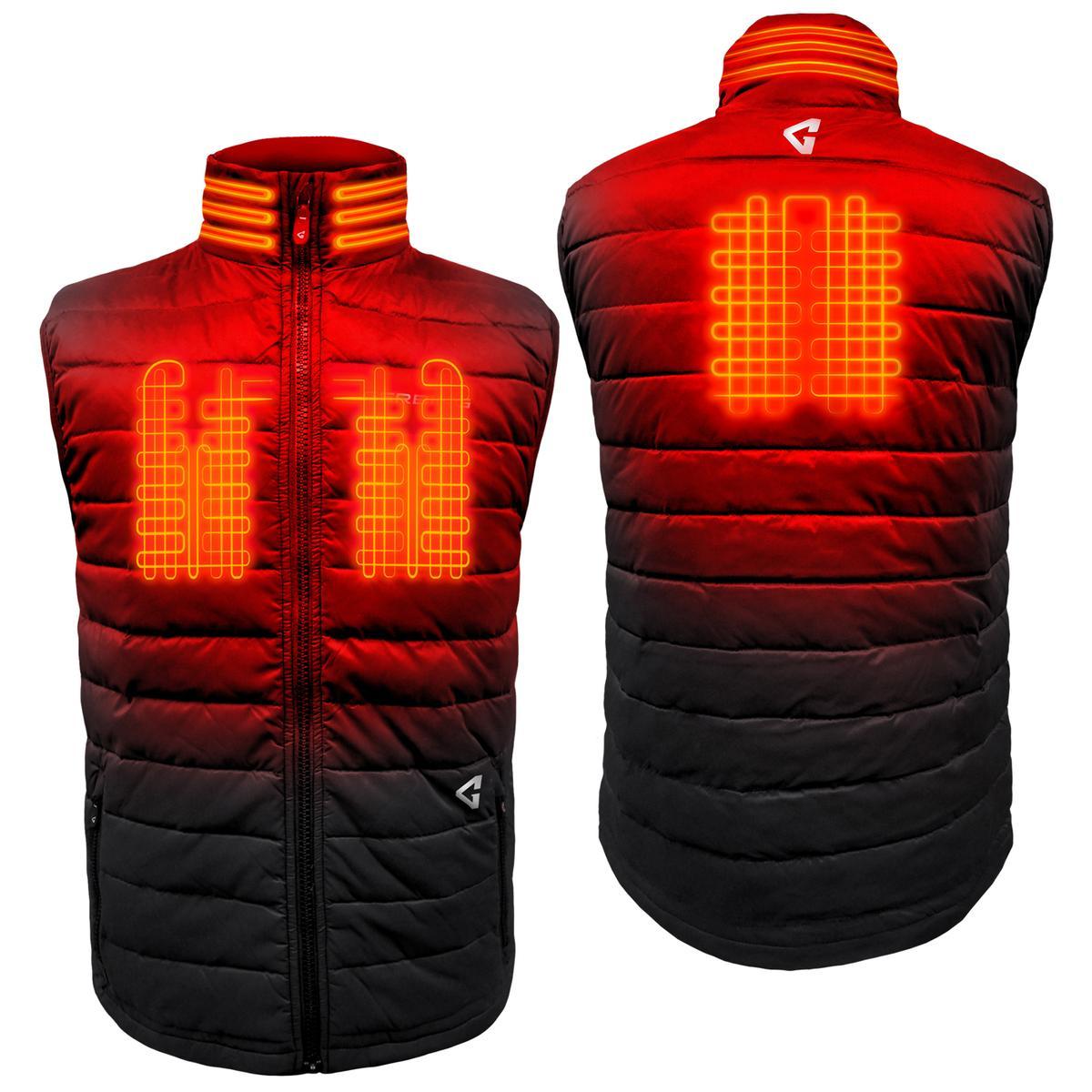 Open Box Gerbing 7V Mens Khione Puffer Heated Vest 2.0