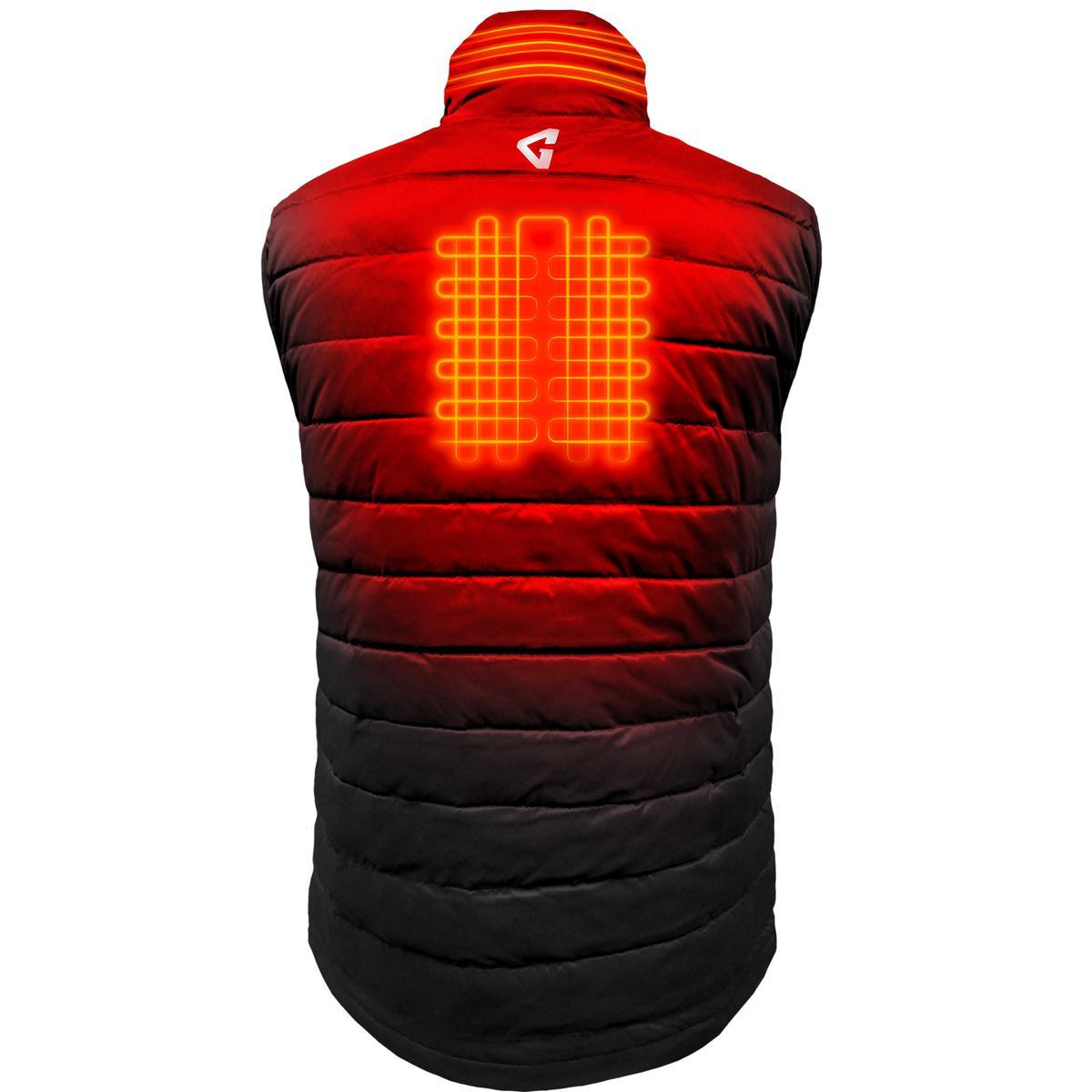  Open Box Gerbing 7V Mens Khione Puffer Heated Vest 2.0