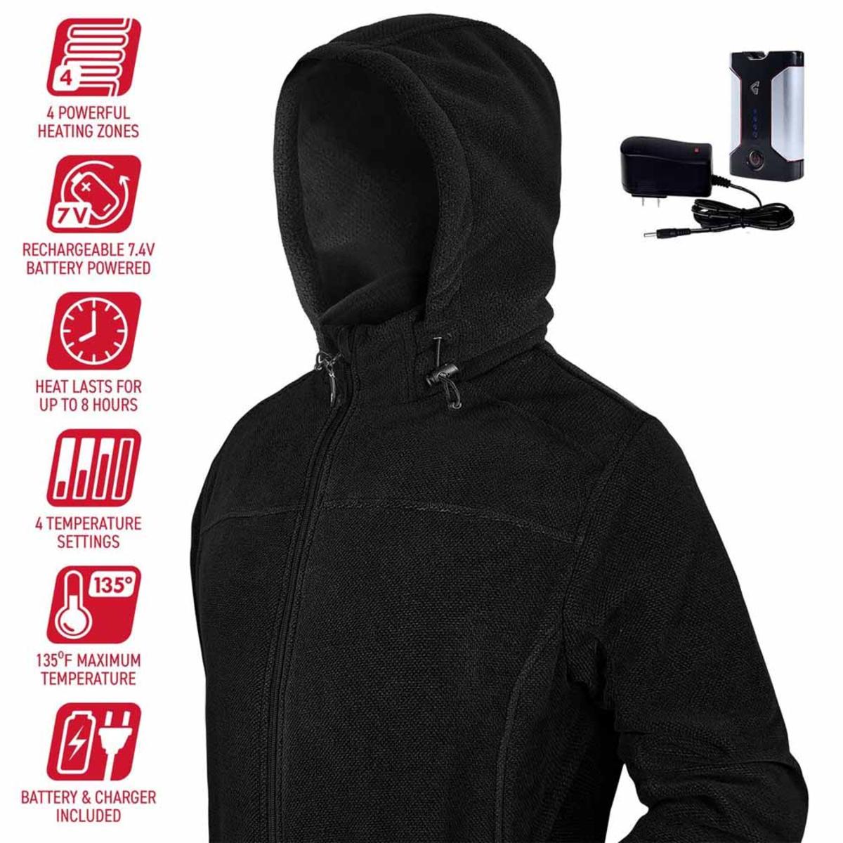  Open Box Gerbing 7V Mens Thermite Fleece Heated Jacket 2.0