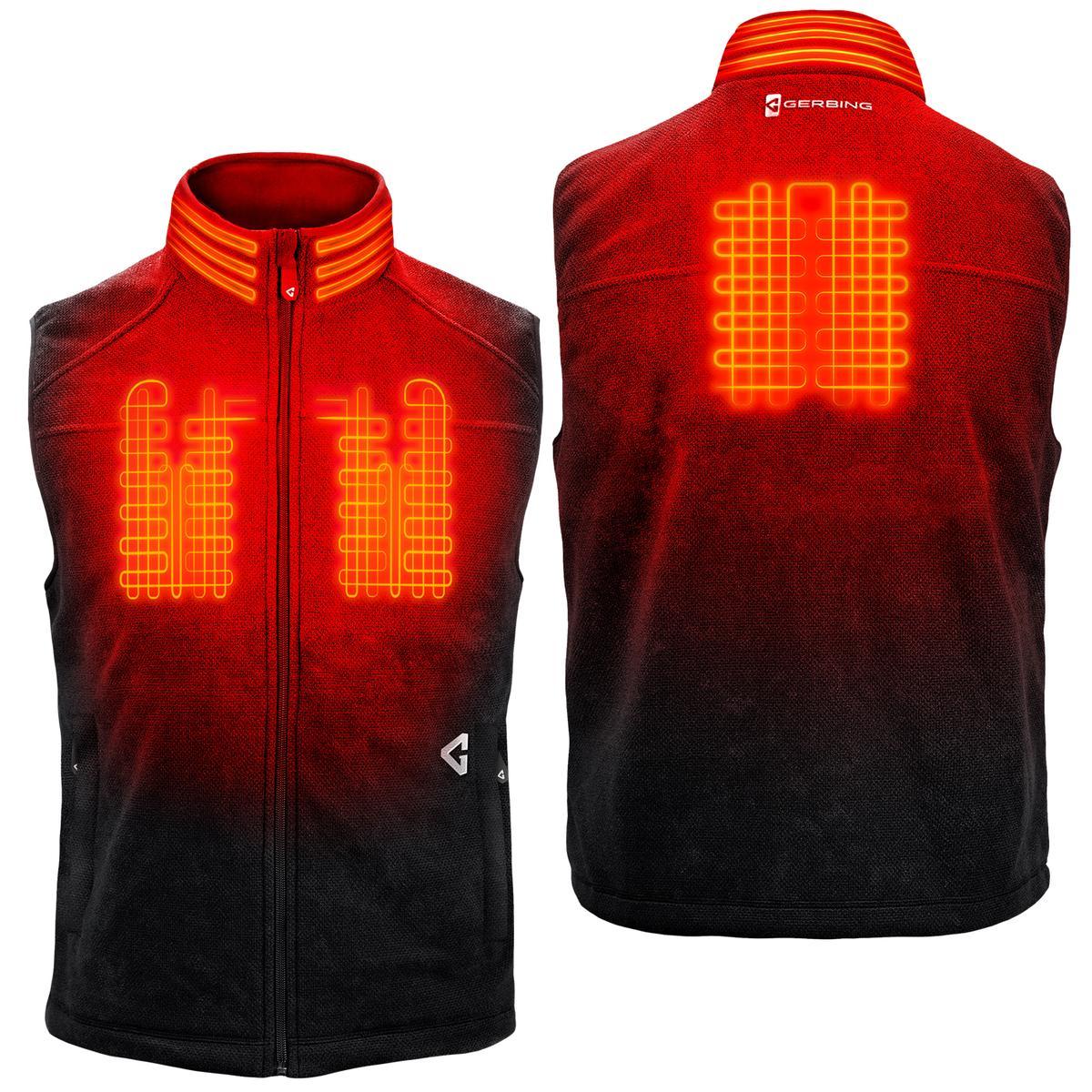  Open Box Gerbing 7V Mens Thermite Fleece Heated Vest 2.0