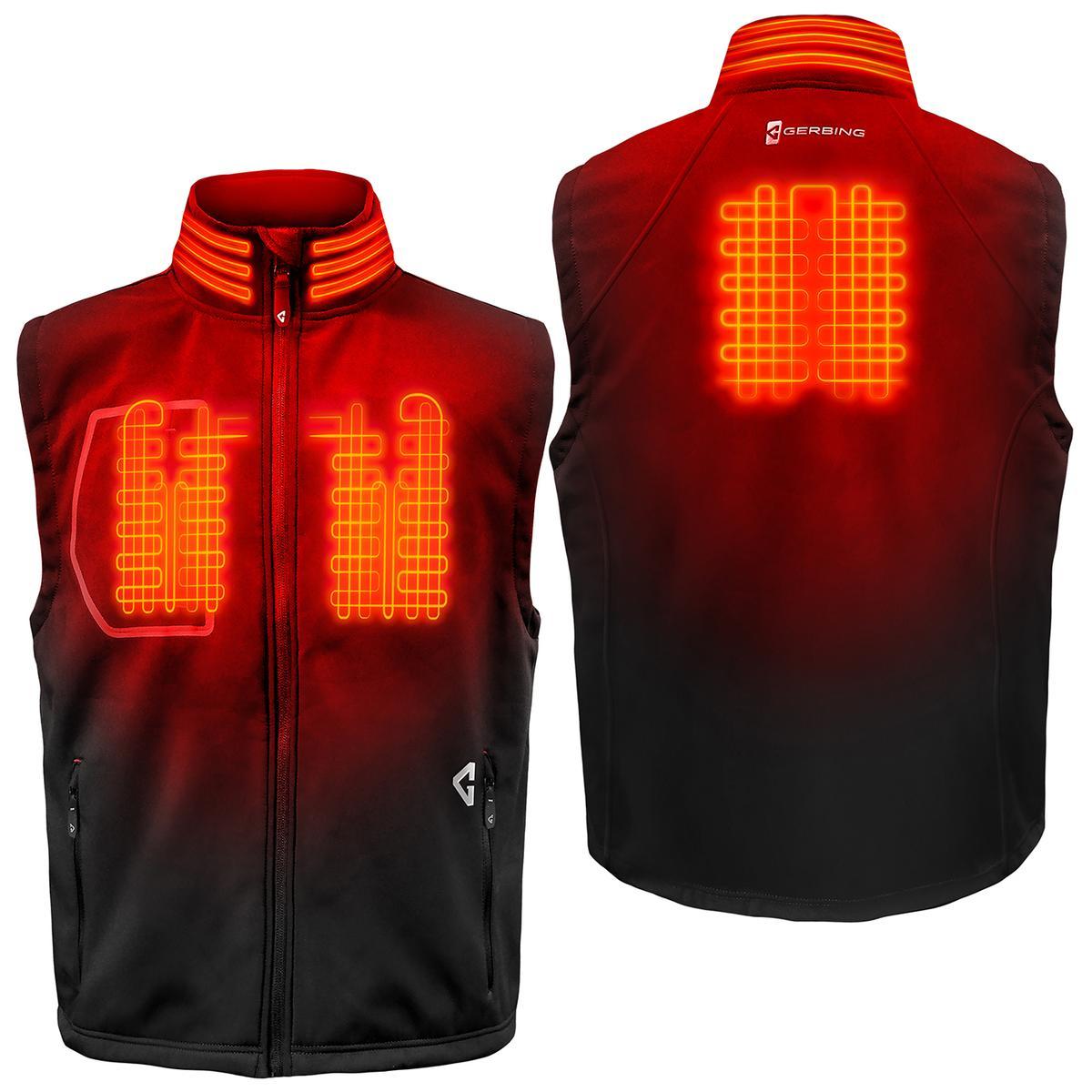  Open Box Gerbing 7V Mens Torrid Softshell Heated Vest 2.0