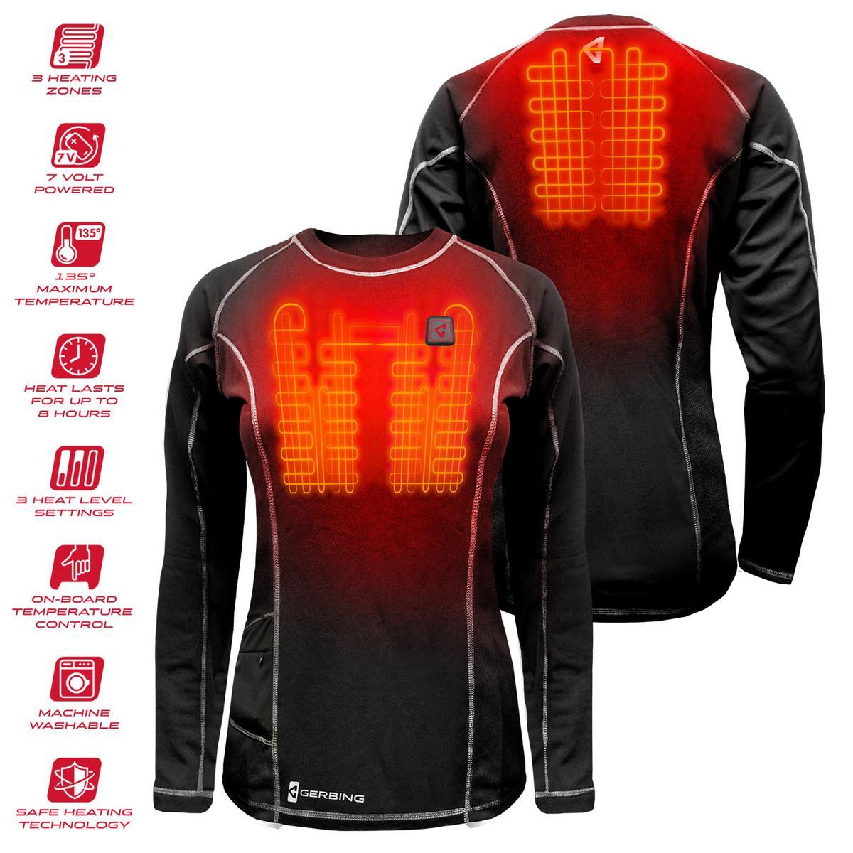  Open Box Gerbing 7V Womens Battery Heated Shirt