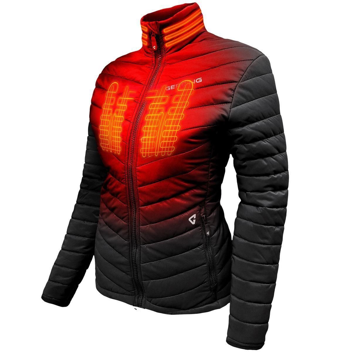  Open Box Gerbing 7V Womens Khione Puffer Heated Jacket 2.0