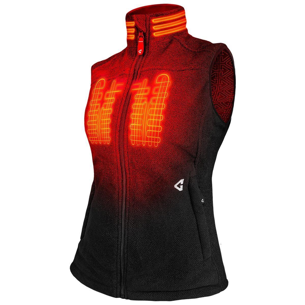  Open Box Gerbing 7V Womens Thermite Fleece Heated Vest 2.0