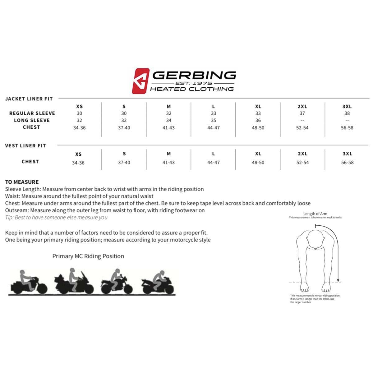  Open Box Gerbing Heated Vest Liner - 12V Motorcycle