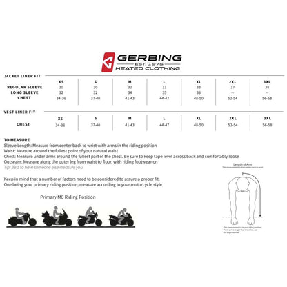  Open Box Gerbing Heated Vest Liner - 12V Motorcycle