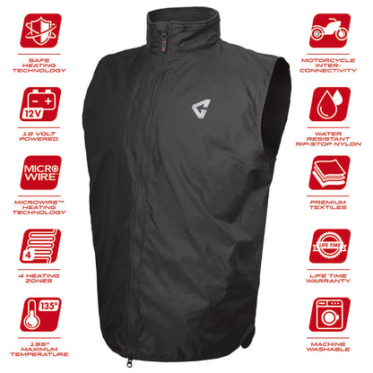  Open Box Gerbing Heated Vest Liner - 12V Motorcycle