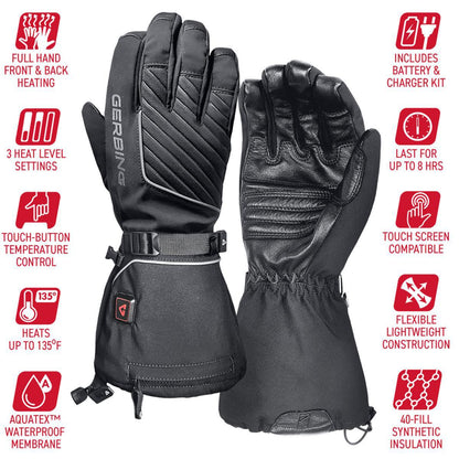  Open Box Gerbing Mens 7V Atlas Ultra-Flex Battery Heated Gloves