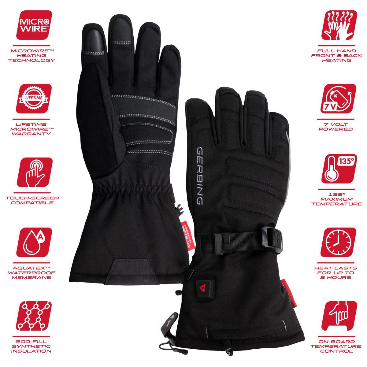  Open Box Gerbing S7 Womens Battery Heated Gloves - 7V Battery