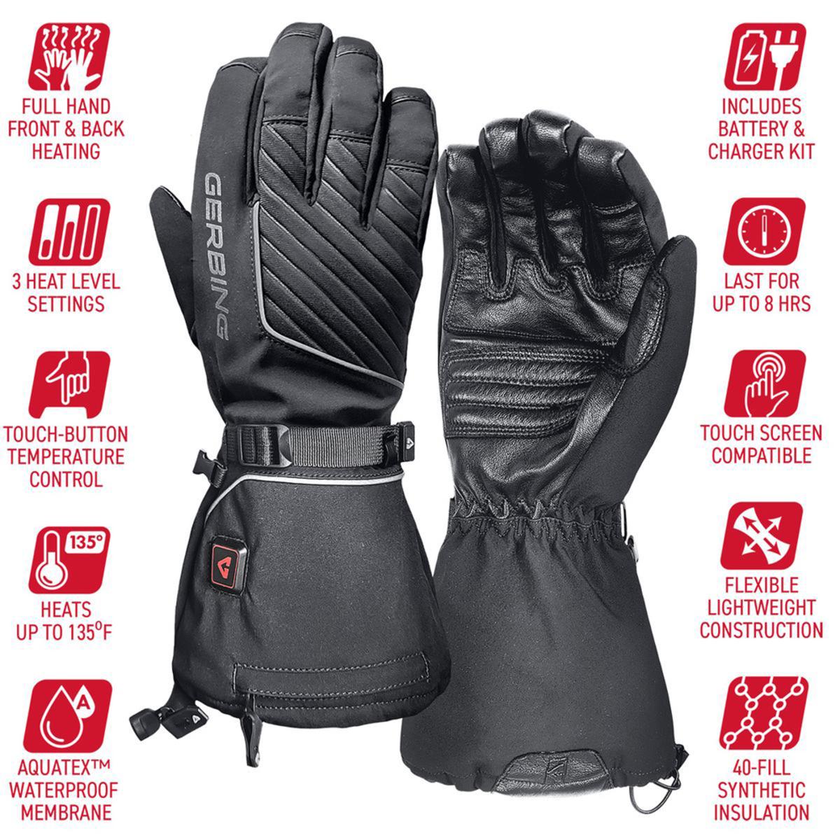  Open Box Gerbing Womens 7V Atlas Ultra-Flex Battery Heated Gloves