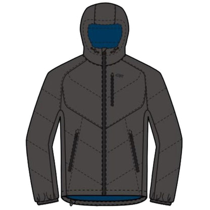  Outdoor Research Mens Refuge Hooded Jacket
